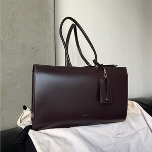 Poelle Medium Carolyn Brown Tote Bag